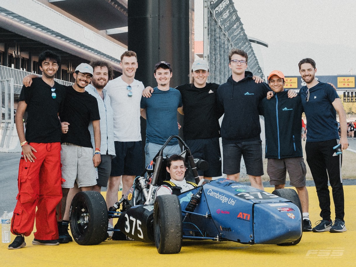 Full Blue Racing at Formula Student Spain, 2024.
